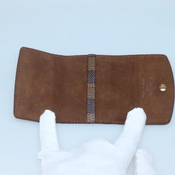 LOUIS VUITTON Damier Ebene Cuff Case LV Auth 125074 - Picture 11 of 16